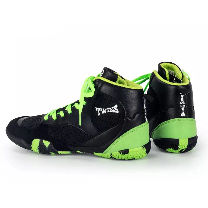 Professional Unisex Boxing Shoes Breathable Wearable Anti-slip Wrestling Shoes Fighting Sports Fitness Training
