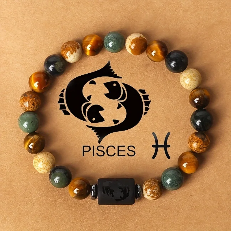 12 Zodiac Bracelets Natural Stone Cancer Virgo Leo Libra Bracelet Couples Bracelets Jewelry charm bracelet pulsera hombre 6 12 Zodiac Bracelets Natural Stone Cancer Virgo Leo Libra Bracelet Couples Bracelets Jewelry charm bracelet pulsera hombre 6