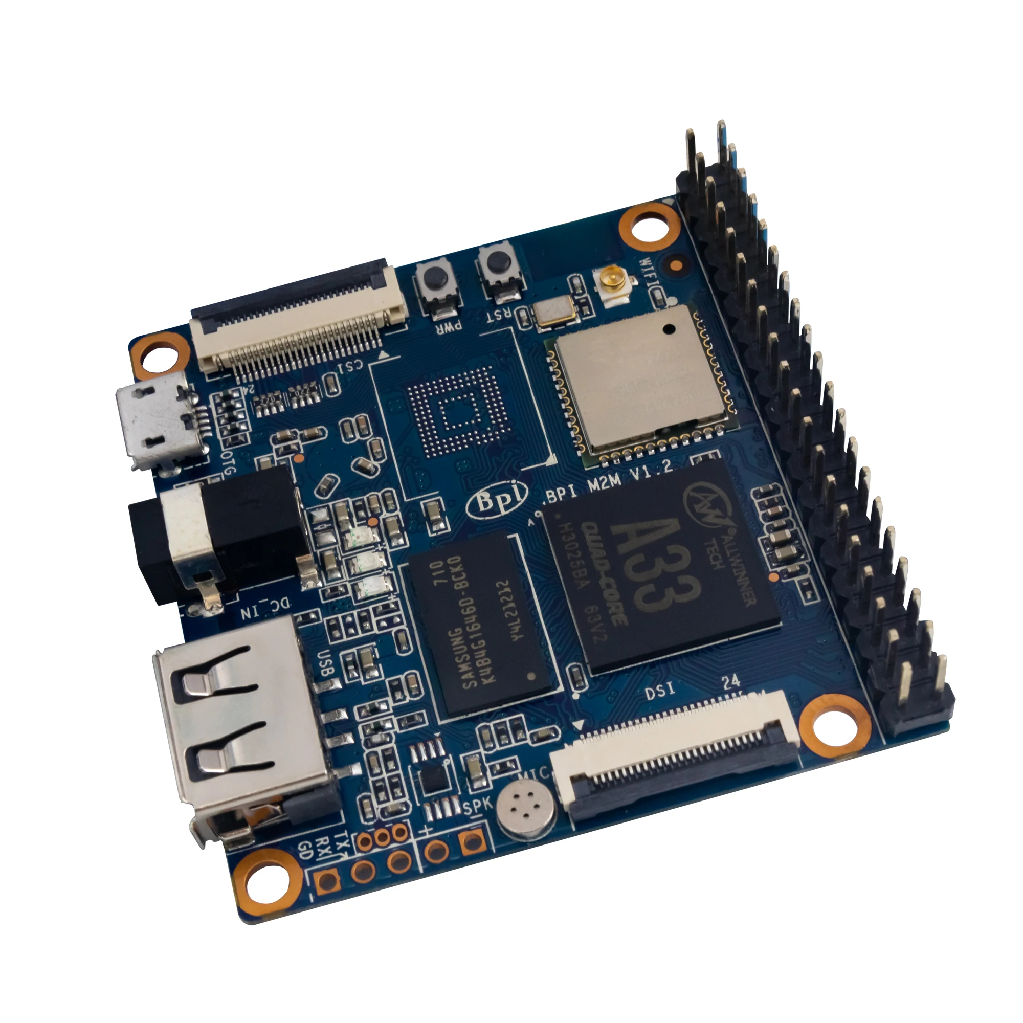 Banana Pi BPI-M2M Allwinner A33 Quad Core 512MB DDR3 No eMMC With WiFi BT4.0 Run Android 6.0 Linux Ubuntu Tina Single Board