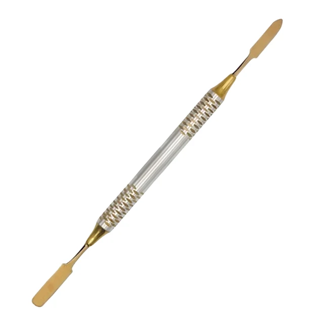 Dental Double-Headed Gingival Separator Periosteum Impacted Periodontal Filling Spatulas Dentist Titanium Coating Instrument
