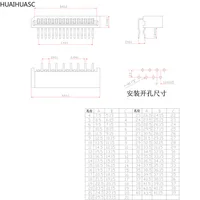 FPC FFC 1mm 1.0mm Pitch 4 5 6 7 8 9 10 11 12 13 14 15 16 18 20 22 24 25 26 28 30 Pin Dual Right Angle Flat Cable Connector 5