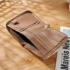 Moterm Vegetable Tanned Leather A6 Size Zip Cover with Top Pocket Cowhide Planner Zipper Notebook Organizer Agenda Journal Diary 4