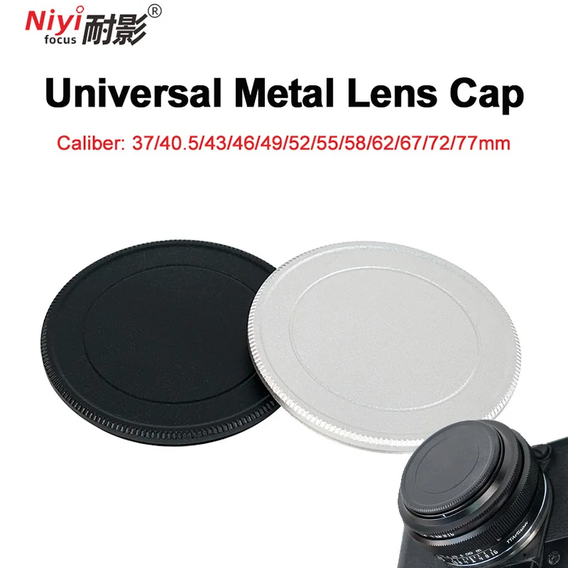 Tappo Copriobiettivo Universale Con Cordino Antismarrimento – Adatto Per Obiettivi Canon, Nikon, Sony (Diametri Da 40.5mm A 82mm)