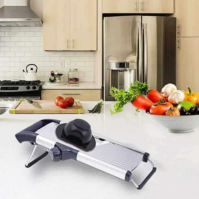 304 Stainless Steel Mandoline Professional Vegetable Slicer Adjustable Cutter Vegetable Grater with Blades Kitchen Accessories