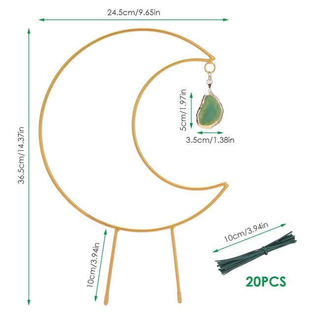 Hold Alakú Növényi Rácsos Hegymászó Virágállvány 20 Darabos Kábelkötéssel Tartós Kerti A Mászó Növény Beltéri Kültéri - Image 3