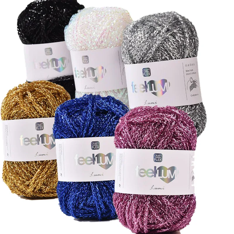 Gold Silver Wire Rope for Hand Knitting Crochet