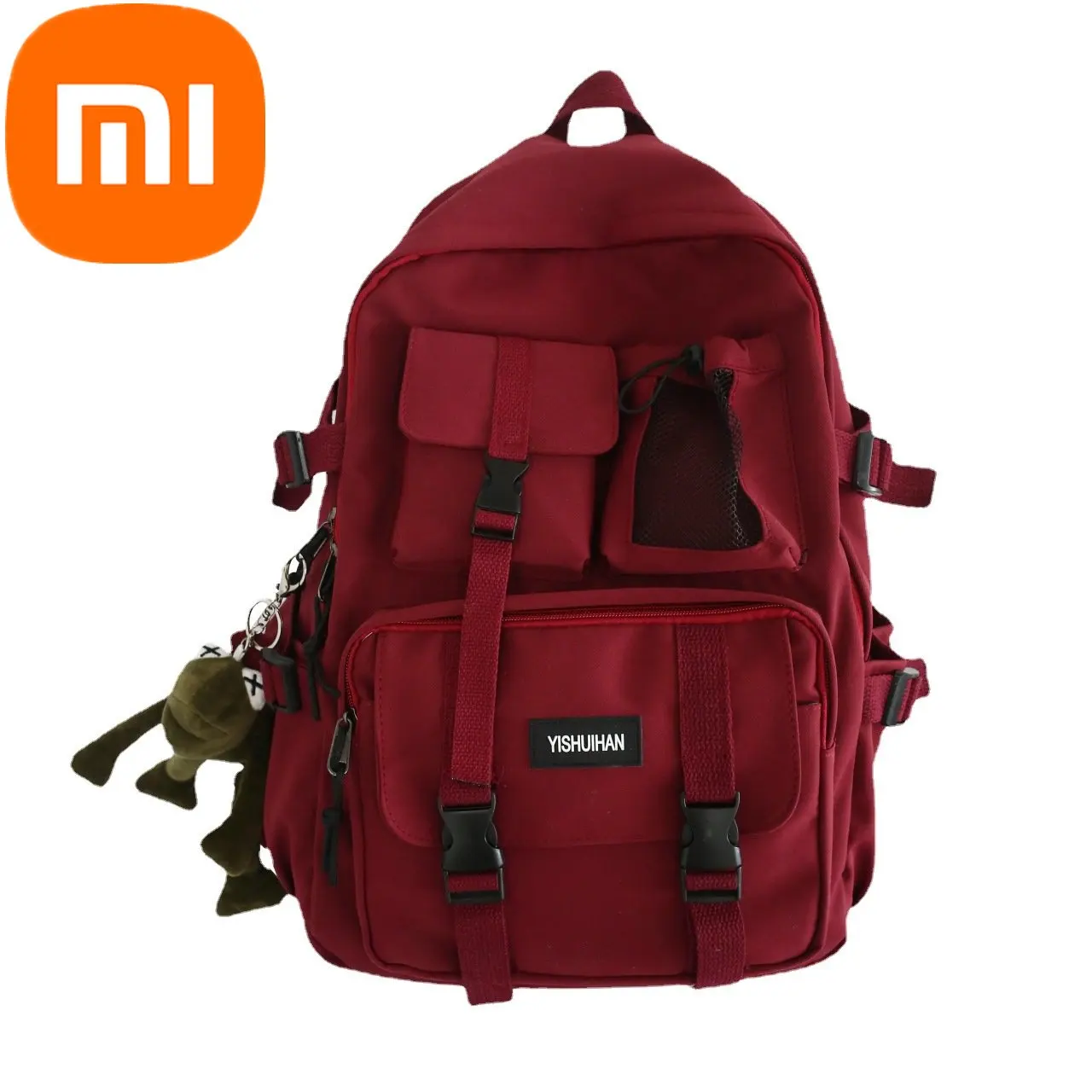 

Рюкзак Xiaomi для женщин, новинка 2023, вместительный рюкзак для учеников Старшей школы для мужчин, удобный дорожный рюкзак