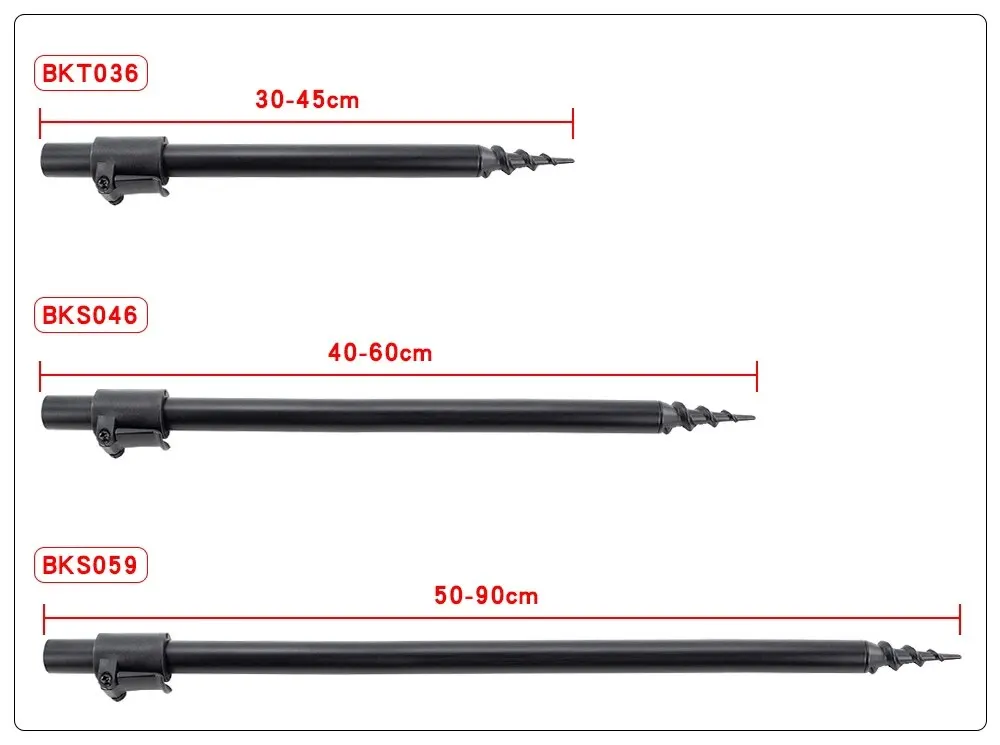 Description Picture 3 of itemHirisi 2 Piece Carp Fishing Bank Sticks Bankstick Aluminium Rod Pod Support Fishing Accessories