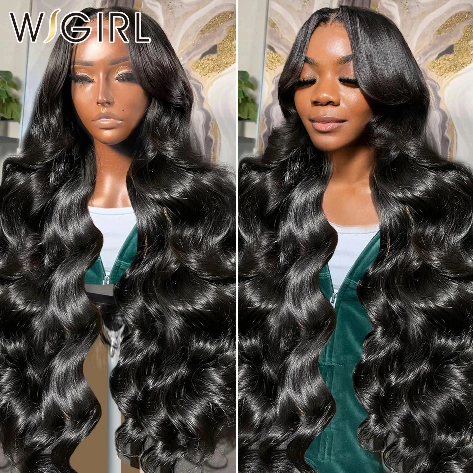 Wigirl 250% 30 40 inch Body Wave 13x4 HD Transparet Lace Front Human Hair Wigs Brazilian 13x6 Lace Frontal Wig For Women