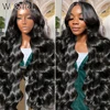 Wigirl 250% 30 40 inch Body Wave 13x4 HD Transparet Lace Front Human Hair Wigs Brazilian 13x6 Lace Frontal Wig For Women