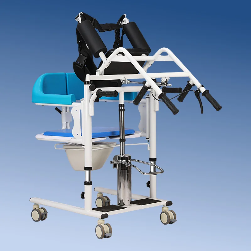 Hydraulic Lifting and Shifting Machine Wheelchair for Bedridden Elderly Toilet for Assisting Paralyzed Patients