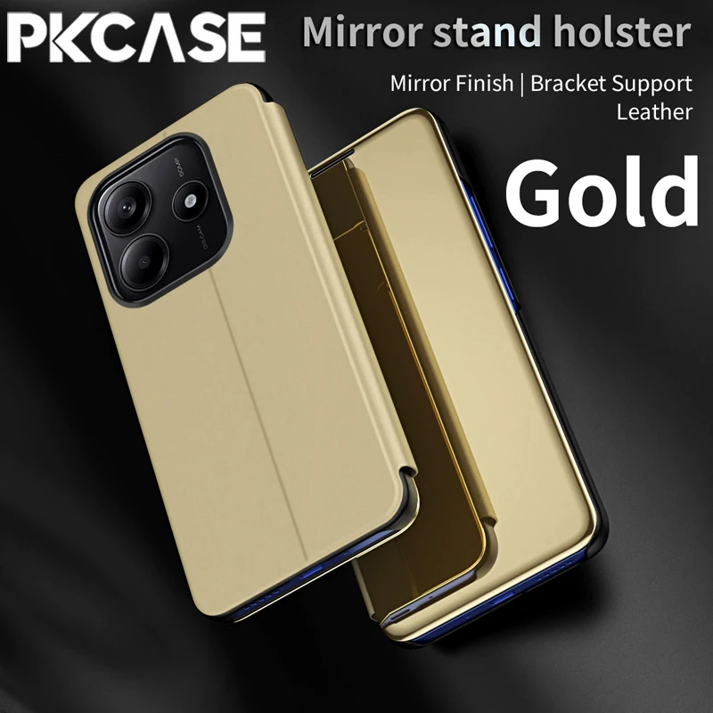 Sleek Mirror Flip Phone Case with Enhanced Protection