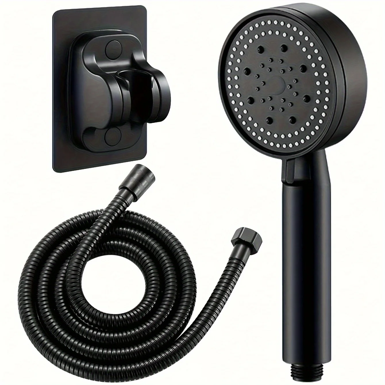 3pc Handheld Shower Head 5 Modes Adjustable Water Output