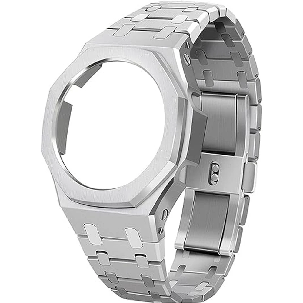 Casiオークga2100 modキット、メタルケース、スクリューベゼル