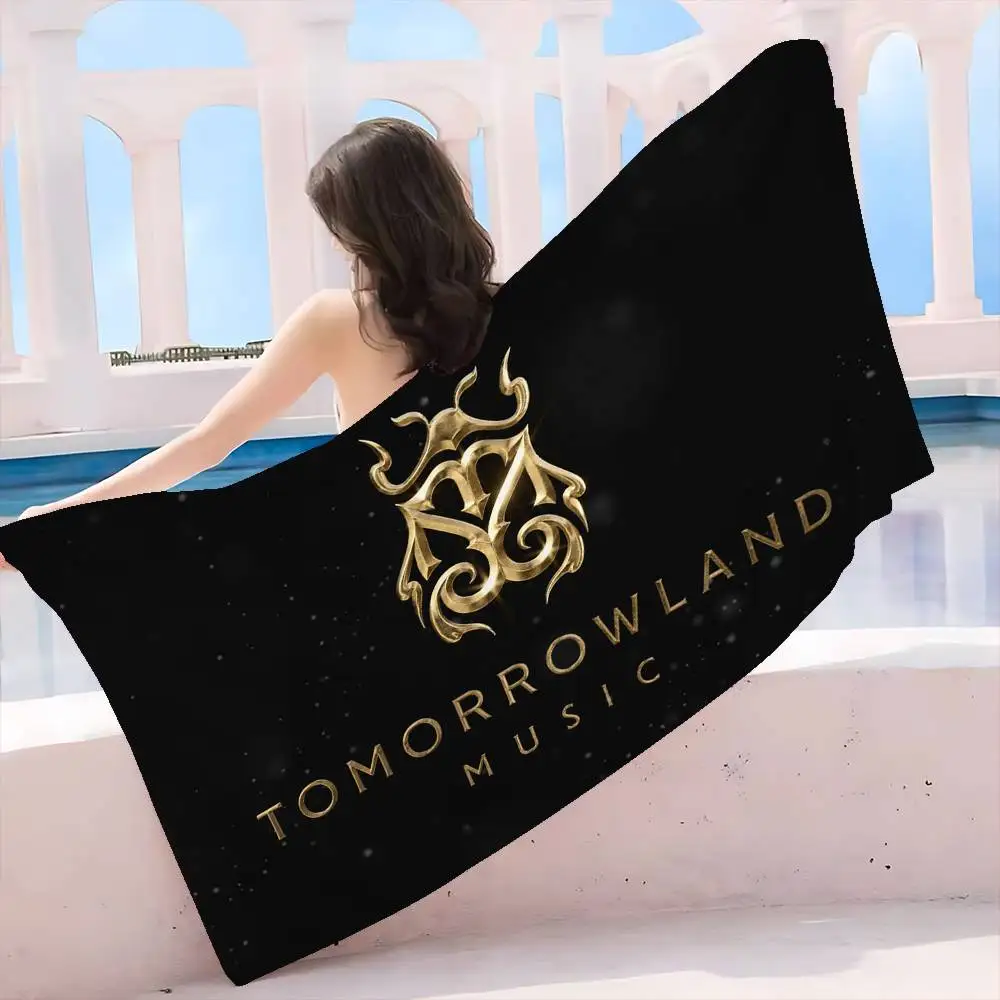 Tomorrowland Music Logo Microfiber Beach Towel Absorbent Quick dry Soft Yoga Swimming Resort Mountain Climbing Towel