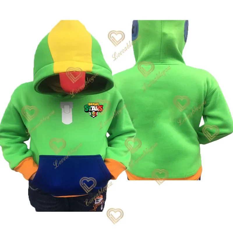 thumbnail image 1 of Sudadera con capucha para cosplay de 4T a 16T, ropa de invierno, jersey con capucha, sudadera para niños, juego de anime, ropa de cosplay de Leon, tops de forro polar, 1 of 5