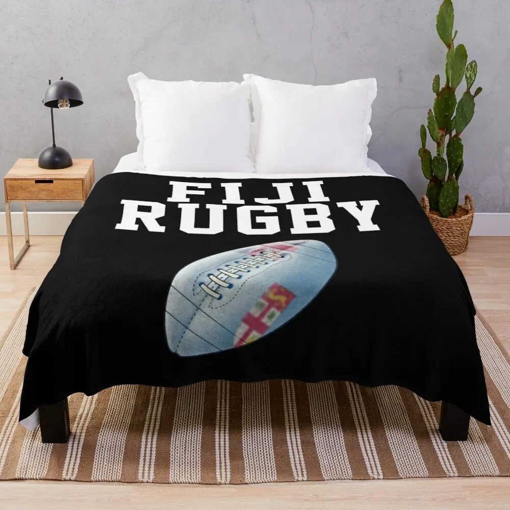 

Fiji Rugby Throw Blanket warm winter Luxury Brand Hairy Blankets