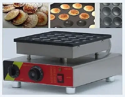 Commercial Electric Non-stick 25pcs Waffle Pancakes Muffin Maker Machine 220V h z