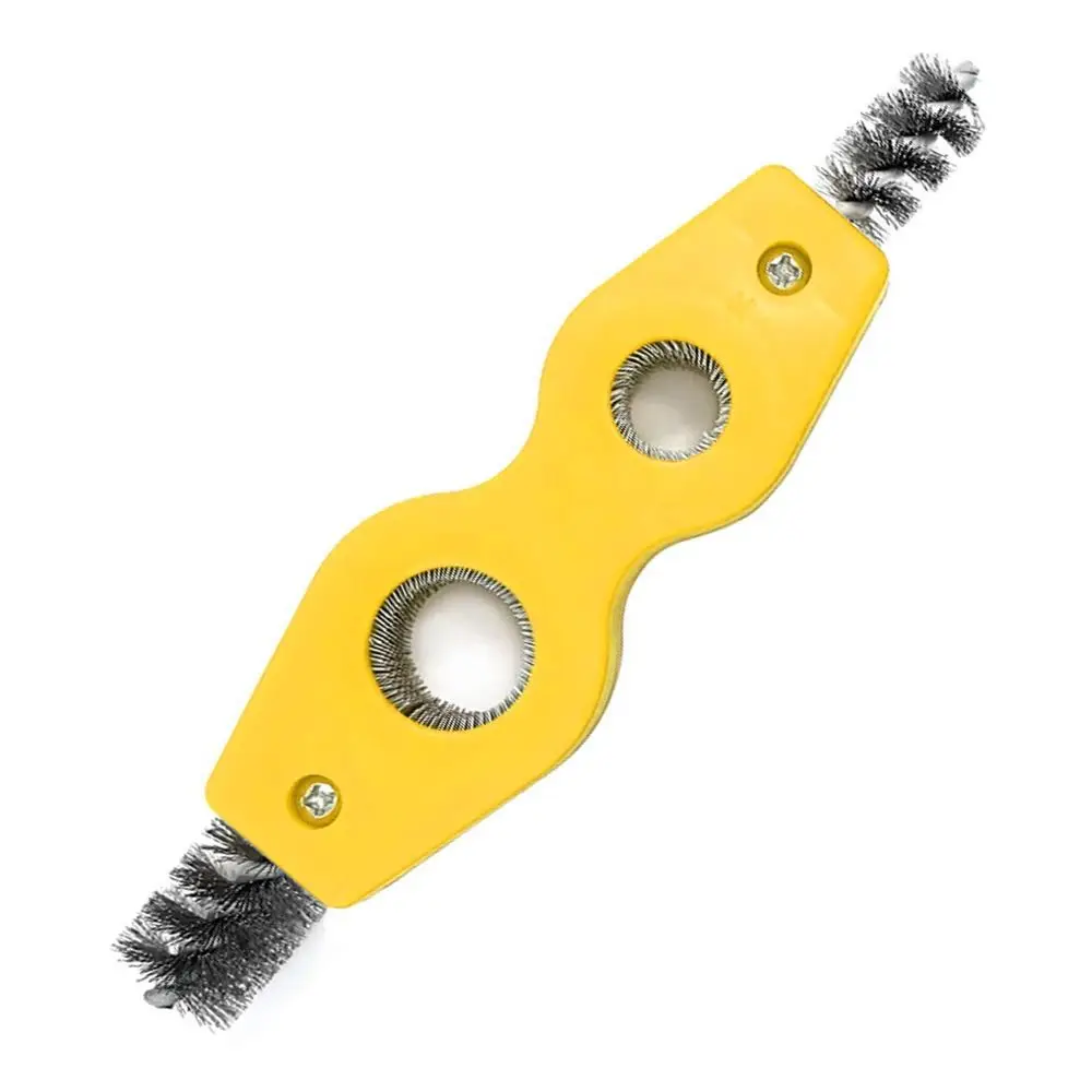 4 in 1 Double-headed Copper Pipe Brush Copper Tube Polishing Inside Outside Reamer Pipe Cleaner Chamfering Tool Pipe Deburrer 2