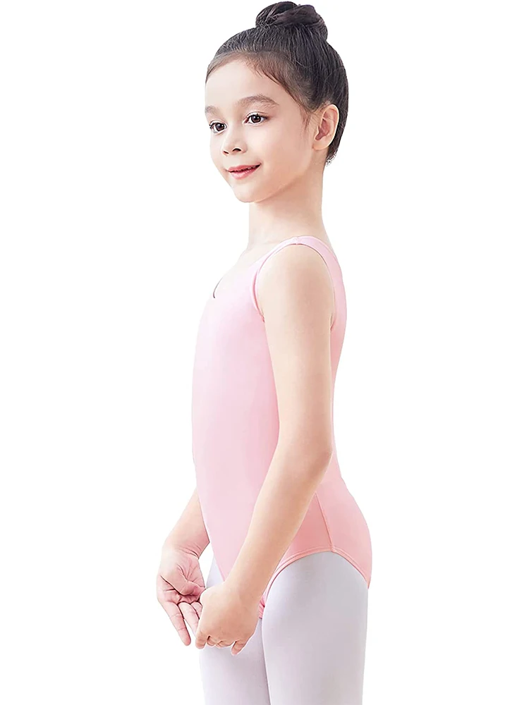 

Girls Ballet Leotard Kids Gymnastics Leotards Dance Bodysuit Professional Ballet Costumes Open Crotch Child Dance Camisole