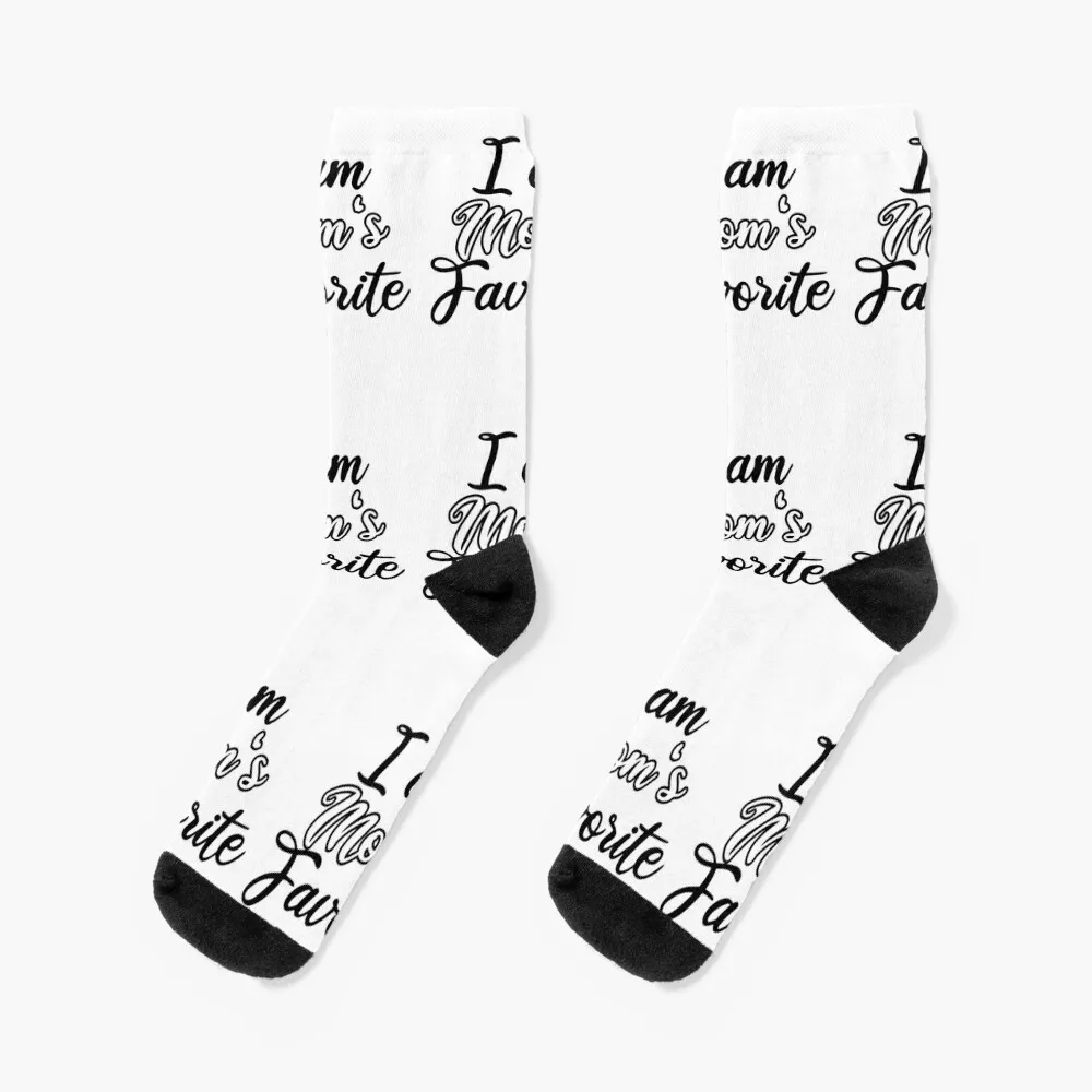 

i am mom s favorite Socks Men's gym Ladies Socks Men's
