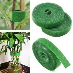 1/2/3Pcs 2m Plant Ties Nylon Plant Bandage Tie Home Garden Plant Shape Tape Hook Loop Bamboo Cane Wrap Support Accessories