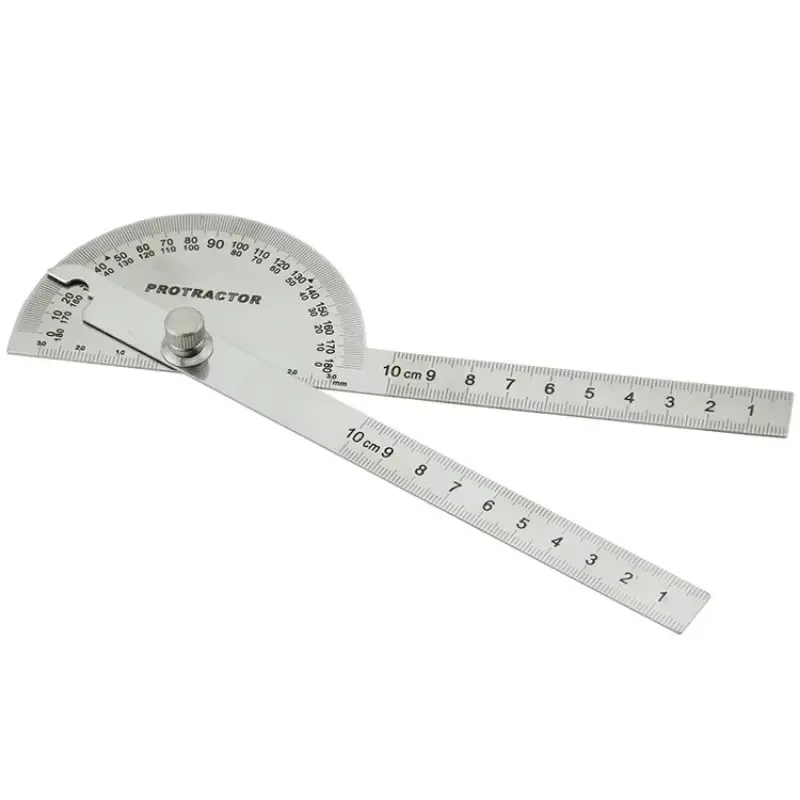 Goniometer Stainless Steel Protractor Metal Ruler Multi Angle Measuring Ruler Carpentry Tool Angle Meter Finder Goniometro