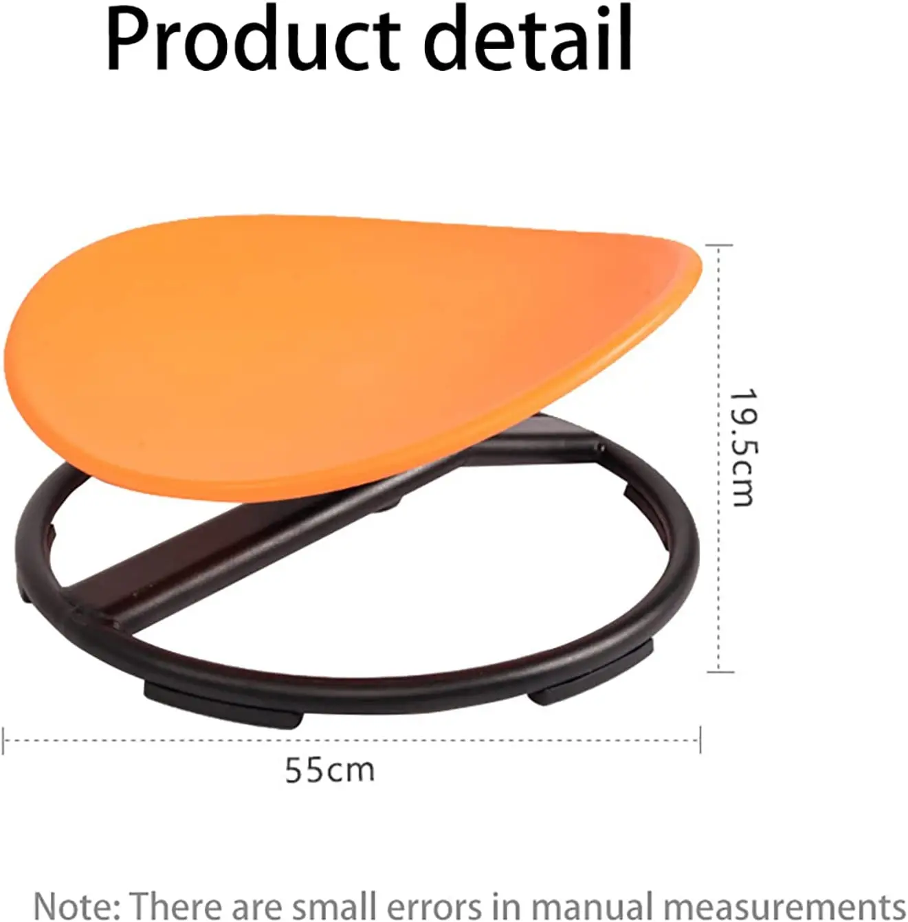 Kids Swivel Chair Sensory Integration Balance Training Toys Carousel Spin Sensory Chair Training Body Coordination Non-Slip