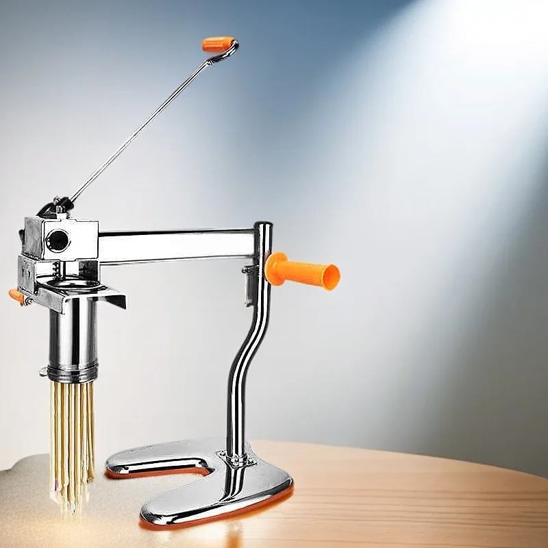 Hele Noodle Machine Stainless Steel Manual Noodle Machine Hand Press Can Make 7 Types of Noodles