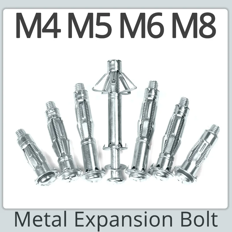 M4 M5 M6 M8 Gypsum Board Drywall Anchor Plasterboard Wall Ceiling Expansion Bolt Aircraft Tube Pipe Fix Hollow Plugs Metal Screw drywall anchor kit drywall anchor hollow wall anchor set expansion bolt set expansion plugs