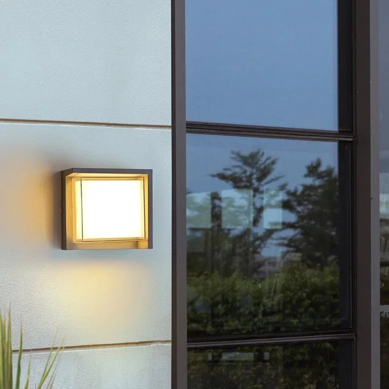 Waterproof Modern Led Wall Light 12w Wall Lamp Outdoor And Indoor Lighting Home Decor For Garden Living Room Bedroom