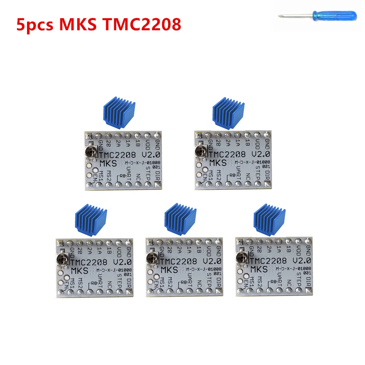 water cooled cnc spindle TMC2209 stepper motor driver controller TMC 2209 engine parts stepping driver control board 3d printer stepstick for Nema 17 conical end mills