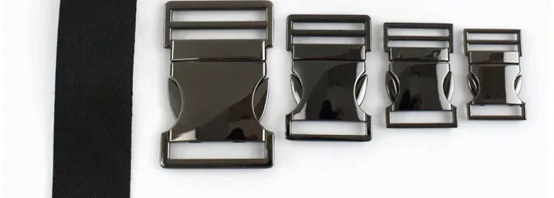 2/3/4Pcs Meetee 20-38mm Metal Side Release Buckles for Backpack Strap Pet Collar Belt Fast Clasp DIY Hardware Sewing Accessories