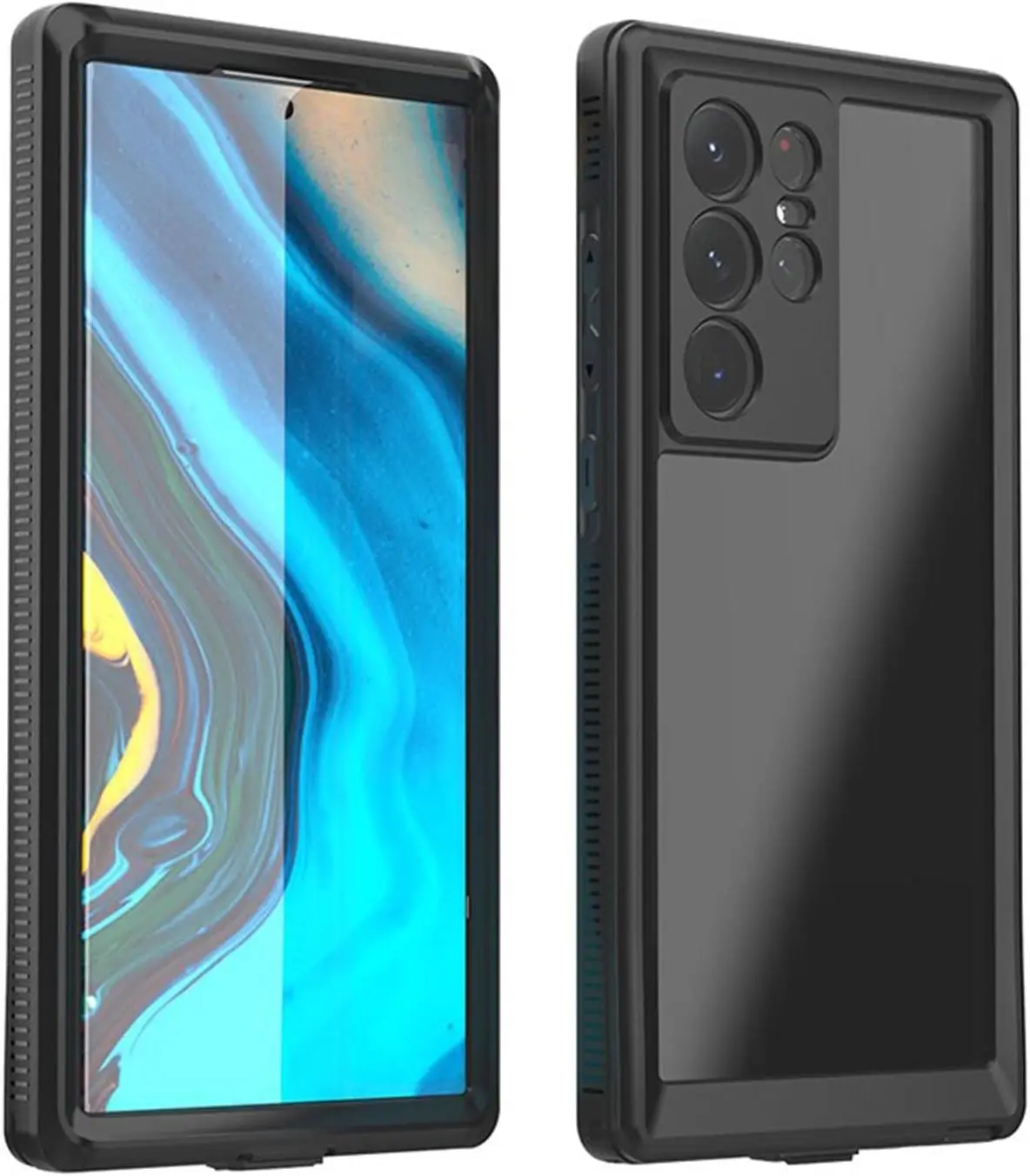 

Чехол для Samsung Galaxy S22, пыленепроницаемый водонепроницаемый чехол с защитой от отпечатков пальцев, бампер, защитный слой, чехол в стиле милитари, защита от падения