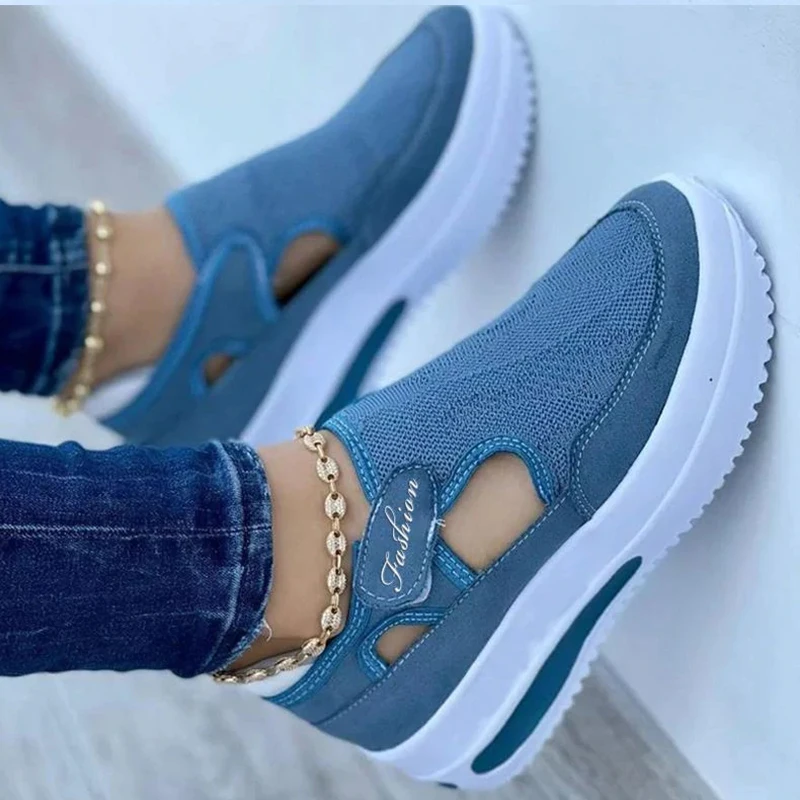 Women Casual Shoes Fashion New Slip On Shoes For Women Plus Size Sneakers For Women Outdoor Zapatillas Mujer Ladies Flat Shoes 