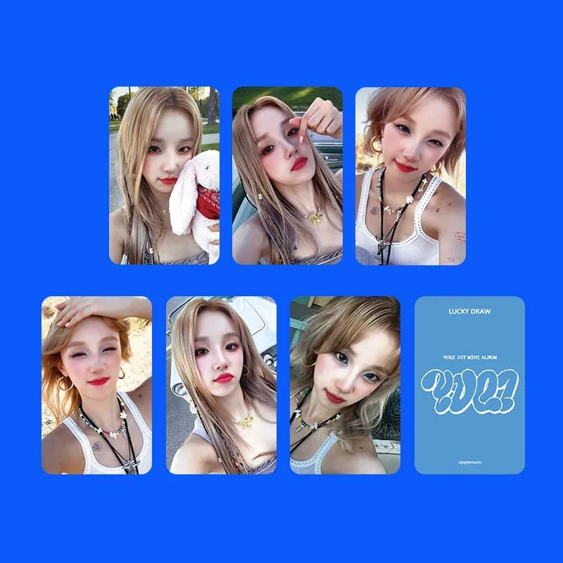 K-POP 6 sztuk/zestaw (G)I-DLE Song Yuqi nowy album solo 1