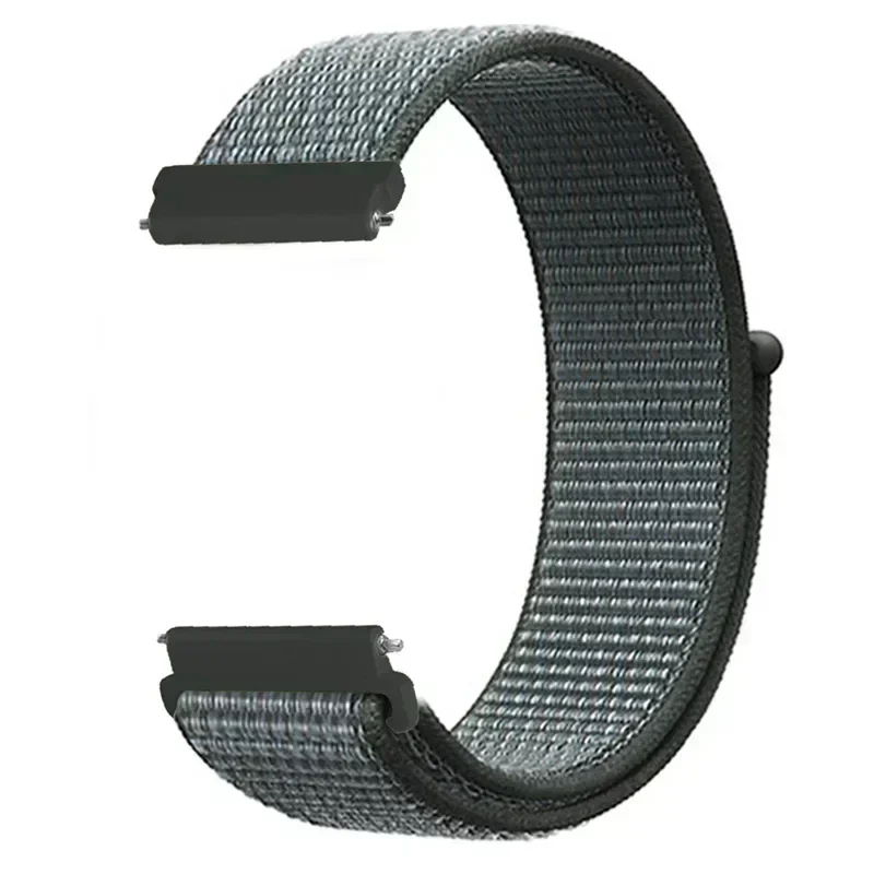 Nylon Loop Wristband - 20/22mm Adjustable Strap, Multiple Colors Available