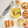 Retro Compact Countertop Microwave Oven 0.7 Cu. Ft. - 700-Watts with LED Digital Display, Child Lock -Easy Clean Interior 3