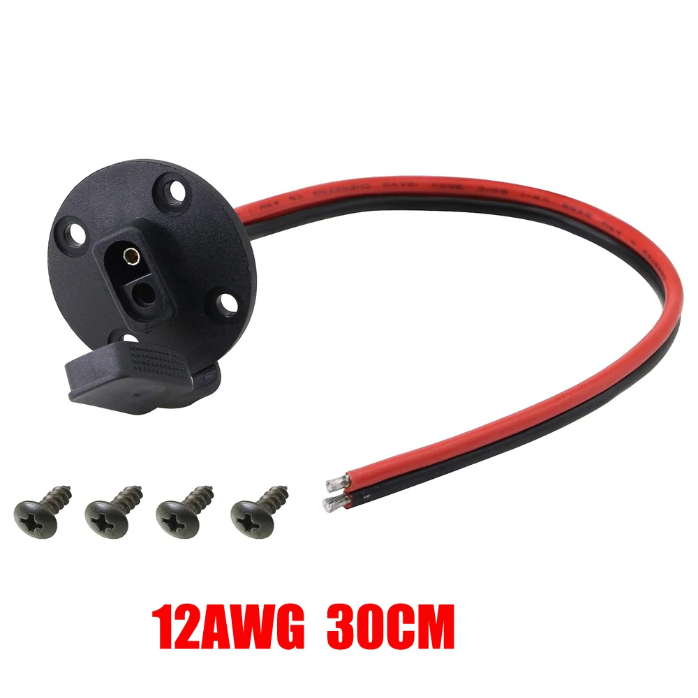 

12AWG 40CM/30CM SAE Connector Extension Cable SAE Sidewall Port Quick Connector Disconnect Plug SAE Automotive Cable Wire