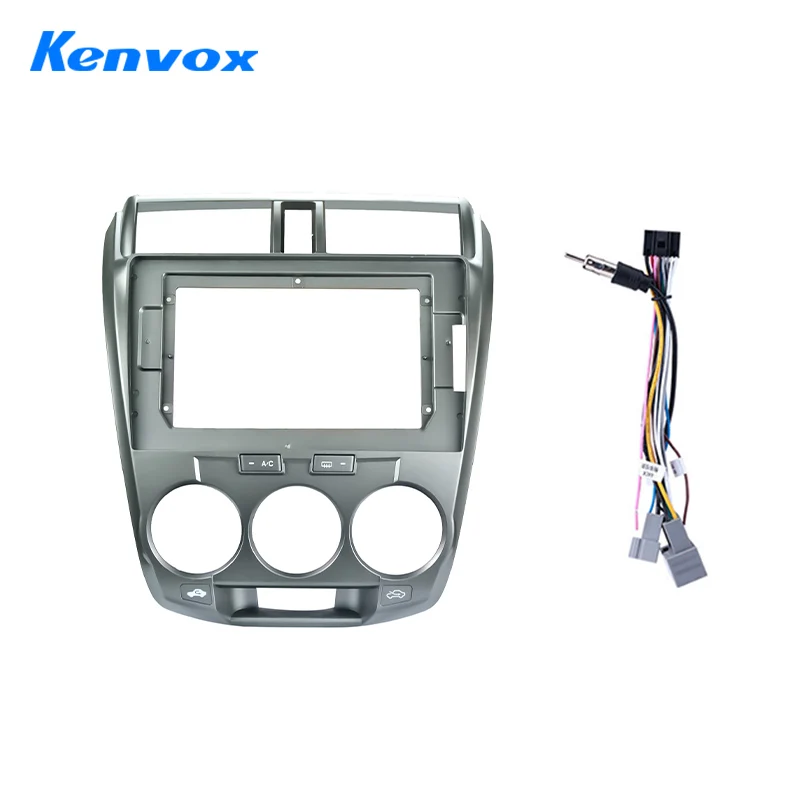 10.1'' Car Radio Frame Dash Mount Trim Kit For Honda City 2008 - 2013 2 Din GPS Navigation Multimedia Video Player Fascia Panel