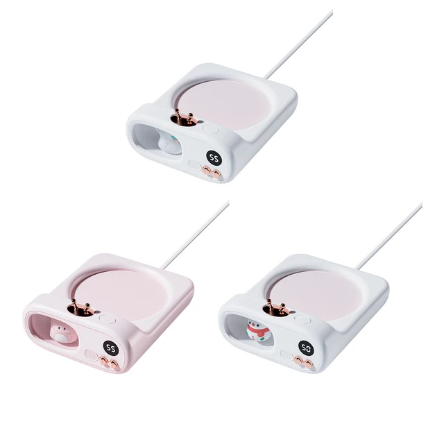 Termosztatikus Bögrék Meleg Szőnyeg Hordozható Fűtő Bögre Energiamegtakarítás Biztonsági Könnyű Gyakorlati Eszközök Otthoni Irodákhoz - Image 4