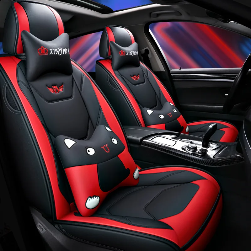 Yuckju Coprisedile Auto In Pelle Per Isuzu Golf 4 Golf 5 Fiat 500 D-Max Mu-X Car Styling Auto Y