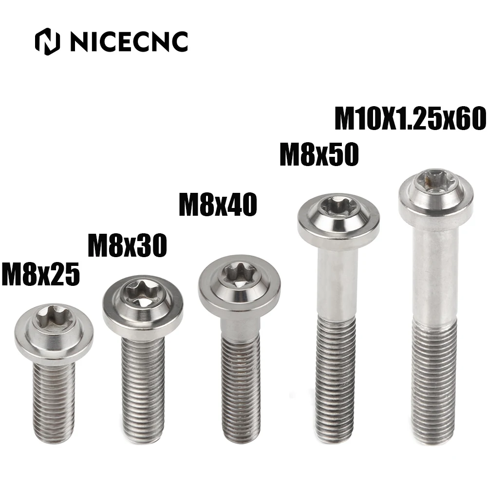 2pcs Brake Caliper Bolts Top Cover Clamp Fork Guard Screw For Husqvarna