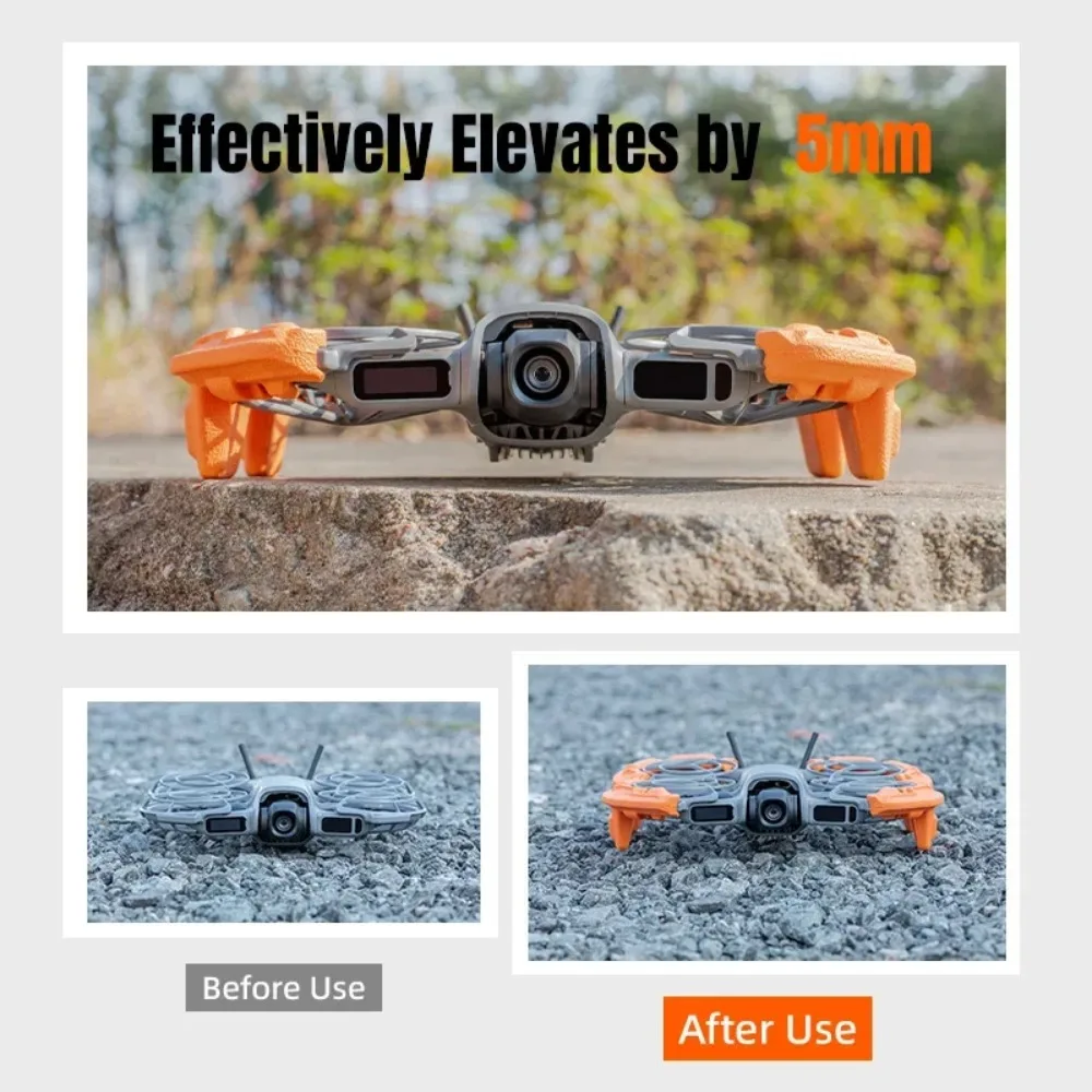 Protection d'hélices EVA flottante anti-chute pour DJI Neo 2, flottant sur l'eau avec le drone.