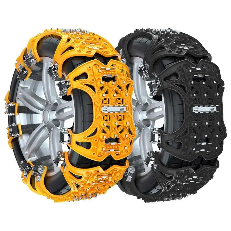 1pcs Snow Chains Car Tire Wheel Anti-slip Chain Winter Snow Mud Emergency Anti-slip Chain For Truck SUV Off Road Car Accessories