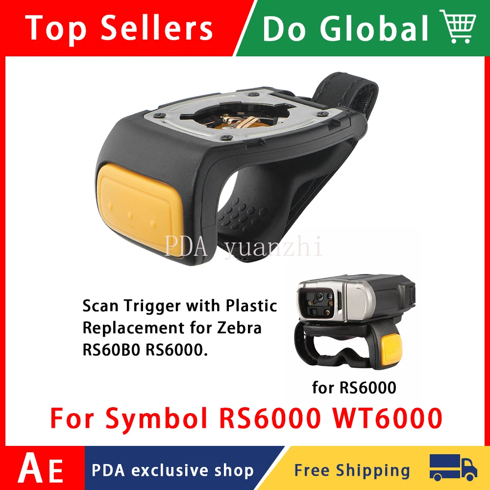 Gatilho Original da Varredura com Substituição Plástica Símbolo Rs6000 Wt6000 Peças de Substituição 1pc