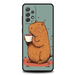 Kawaii Capybara Porpoise Phone Case - Anime - Inspired Design - Galaxy A21s (A1)