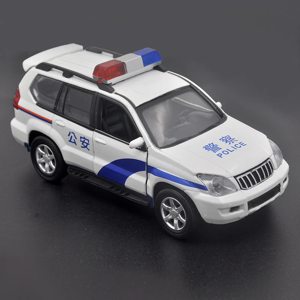 

1: 32, подходит для Toyota Prado, управляющий сплав, искусственная высота, внедорожная полиция, детские игрушки, подарки
