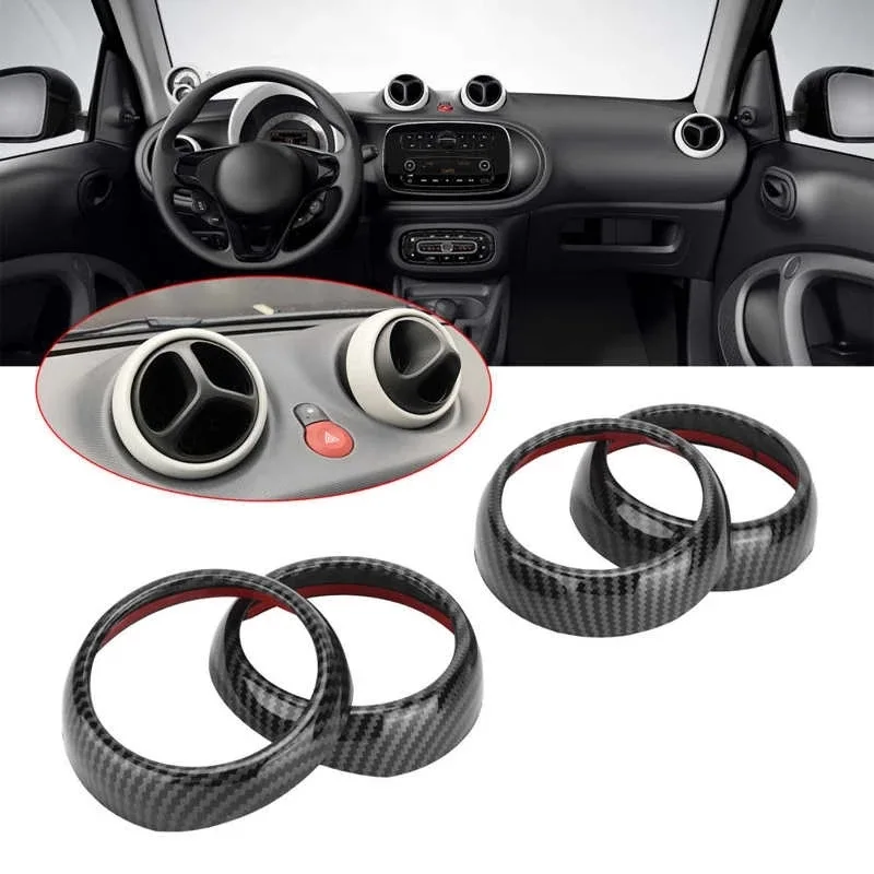 

Автомобильные аксессуары ABS, карбоновые внутренние молдинги для Mercedes-Benz Smart Fortwo/Forfour 453 2015-2021