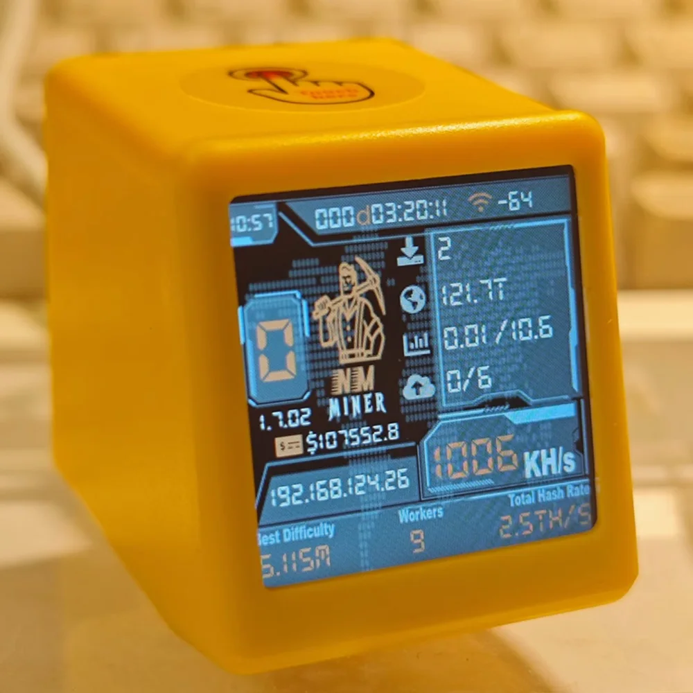 Plug And Play Bitcoin Mining SENECESLI Bitcoin Miner NM TV Crypto Miner Met  ESP32 D0 Low Power ESP32 Crypto Miner